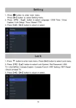 Preview for 14 page of Sansui GQTVOMV03 User Manual