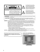 Preview for 2 page of Sansui HDLCD1900A Owner'S Manual