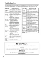 Preview for 26 page of Sansui HDLCD1900A Owner'S Manual