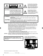 Preview for 2 page of Sansui HDLCD1909A Owner'S Manual