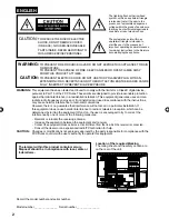 Предварительный просмотр 2 страницы Sansui HDLCD1912 Owner'S Manual