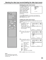 Предварительный просмотр 23 страницы Sansui HDLCD3200A Owner'S Manual