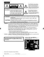 Preview for 2 page of Sansui HDLCD3212 Owner'S Manual