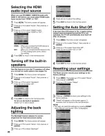 Предварительный просмотр 26 страницы Sansui HDLCD3700C Owner'S Manual