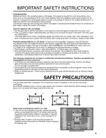 Предварительный просмотр 5 страницы Sansui HDLCD3700D Owner'S Manual