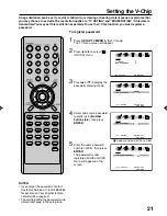 Предварительный просмотр 21 страницы Sansui HDLCDVD260 Owner'S Manual