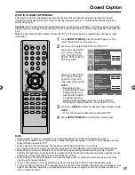 Preview for 27 page of Sansui HDLCDVD260A Owner'S Manual