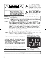 Preview for 2 page of Sansui HDLCDVD320 Owner'S Manual