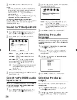 Preview for 26 page of Sansui HDLCDVD320A Owner'S Manual