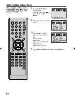 Предварительный просмотр 44 страницы Sansui HDLCDVD325 Owner'S Manual