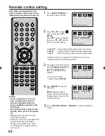 Предварительный просмотр 54 страницы Sansui HDLCDVD325 Owner'S Manual