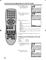 Предварительный просмотр 36 страницы Sansui HDPDP4200 Owner'S Manual