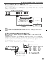 Preview for 15 page of Sansui HDPDP4200A Owner'S Manual