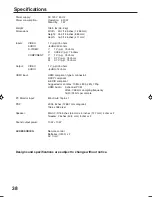 Preview for 38 page of Sansui HDPDP5000 Owner'S Manual