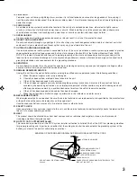 Preview for 3 page of Sansui HDTV2600 Owner'S Manual