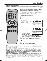 Предварительный просмотр 37 страницы Sansui HDTV2600 Owner'S Manual