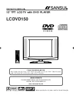 Sansui LCDVD150 Owner'S Manual preview