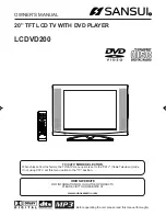 Preview for 1 page of Sansui LCDVD200 Owner'S Manual