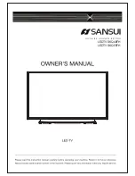 Sansui LEDTVSKQ48FH Owner'S Manual preview