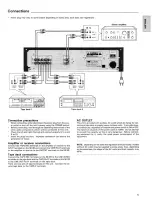 Предварительный просмотр 6 страницы Sansui SE-99 Operating Instructions Manual