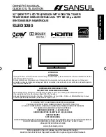 Sansui SLED3280 Owner'S Manual preview