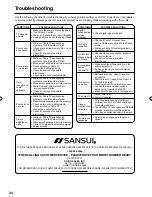 Preview for 24 page of Sansui SLED3280 Owner'S Manual