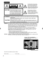 Предварительный просмотр 2 страницы Sansui SLED4680 Owner'S Manual