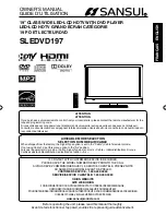 Sansui SLEDVD197 Owner'S Manual preview