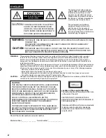 Предварительный просмотр 2 страницы Sansui SLEDVD198 Owner'S Manual