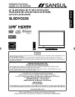 Preview for 1 page of Sansui SLEDVD226 Owner'S Manual