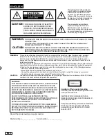 Preview for 2 page of Sansui SLEDVD249 Owner'S Manual