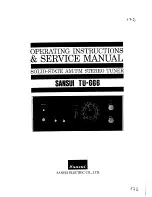 Sansui TU-666 Operating Instructions & Service Manual preview