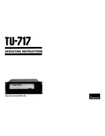 Sansui TU-717 Operating Instructions Manual preview