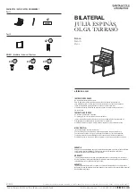 Santa & Cole Urbidermis JULIA ESPINAS OLGA TARRASO BILATERAL Instructions For Use Manual preview