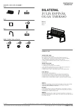 Preview for 4 page of Santa & Cole Urbidermis JULIA ESPINAS OLGA TARRASO BILATERAL Instructions For Use Manual