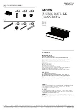 Предварительный просмотр 3 страницы Santa & Cole Urbidermis MOON Assembly Instructions Manual