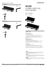 Предварительный просмотр 11 страницы Santa & Cole Urbidermis MOON Assembly Instructions Manual