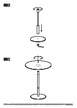 Предварительный просмотр 2 страницы Santa & Cole DIANA ALTA Assembly Instructions