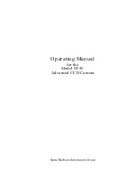 Preview for 1 page of Santa Barbara Instrument Group ST-5C Operating Manual