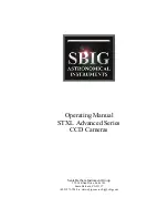 Предварительный просмотр 1 страницы Santa Barbara Instrument Group STXL Advanced Series Operating Manual