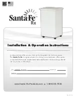 Предварительный просмотр 1 страницы Santa Fe Rx 4030440 Installation & Operation Instructions