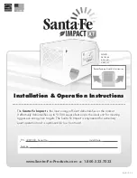 Предварительный просмотр 1 страницы Santa Fe 4032230 Installation & Operation Instructions