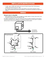 Предварительный просмотр 7 страницы Santa Fe 4042660 Installation & Operation Instructions