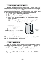 Preview for 22 page of Santak CASTLE On-Line Series User Manual