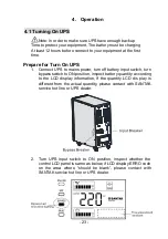 Preview for 30 page of Santak CASTLE On-Line Series User Manual