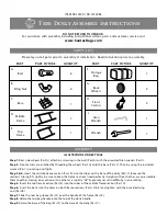 Santa's Bags Tree Dolly Assembly Instructions preview