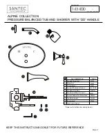 Preview for 1 page of Santec 1434DD Series Installation Instructions