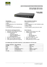 Santec Burg Wachter STVR-31612 Quick Installation Manual preview