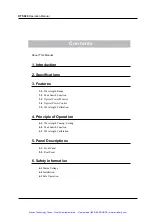 Preview for 5 page of Santec OTF-920 Operation Manual