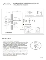 Preview for 2 page of Santec PB-3950 Installation And Rough-In